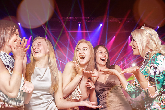People dancing and having fun