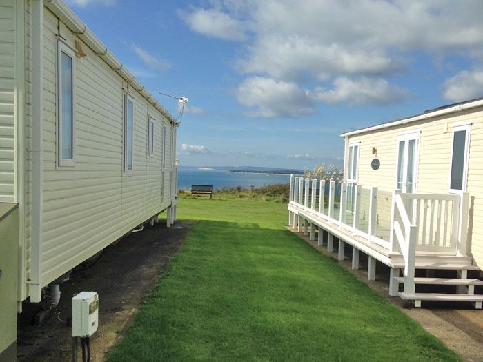 Private static caravan for hire on