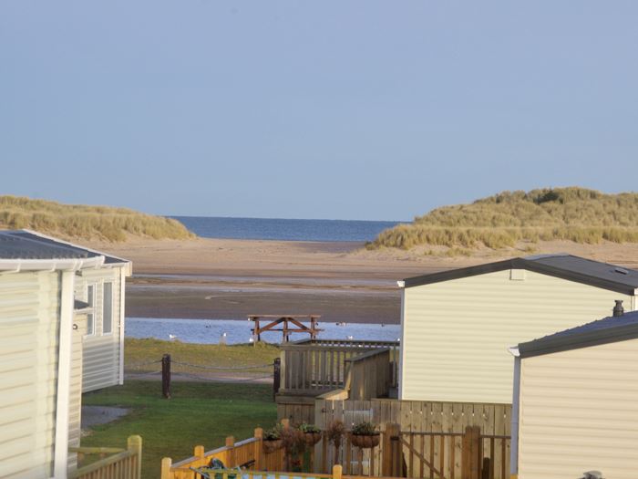 Three bedroom, pet friendly caravan at Lossiemouth Bay Caravan Park in