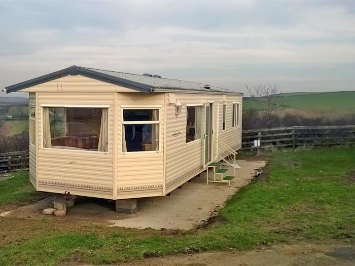 Private caravan to let on Howelston