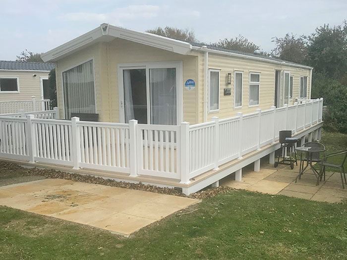 Beautiful, large Willerby Waverley caravan for hire at Haven's Weymouth