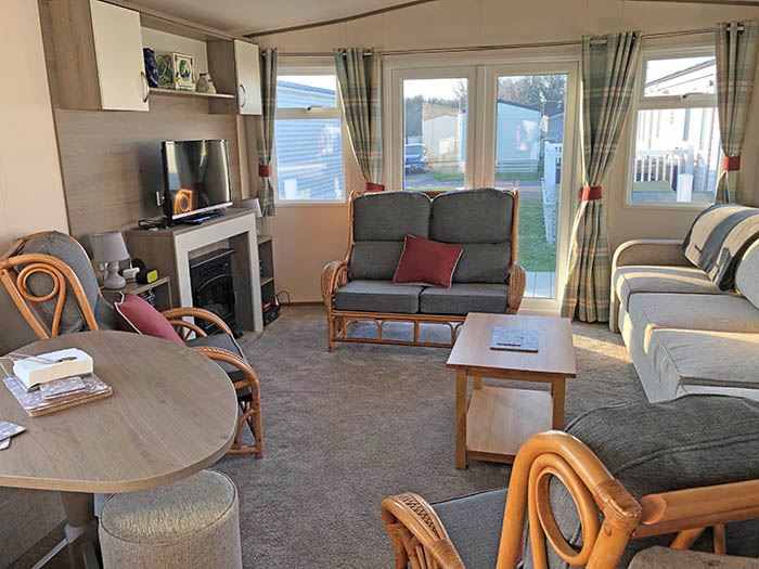 Pet friendly, two bedroom caravan for hire at Pevensey Bay Holiday Park ...