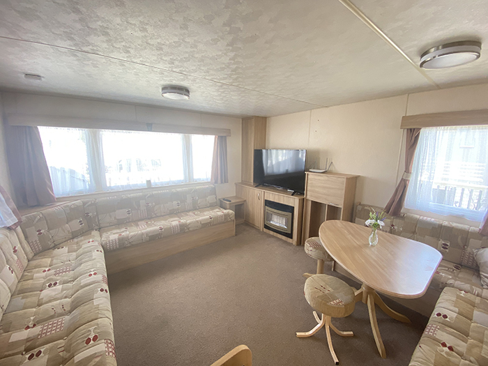 Pet friendly, three bedroom caravan for hire at Chichester Lakeside Holiday Park in Chichester