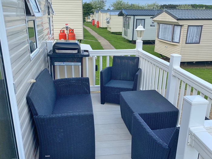 'The Dog House' is a pet friendly caravan for hire at Parkdean's Cayton