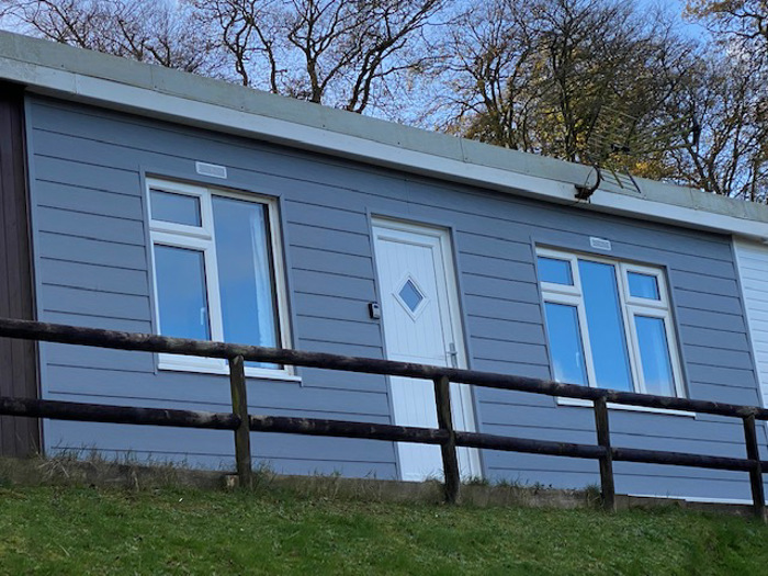Chalet on Sea Valley on Bideford Bay Holiday Park in Devon