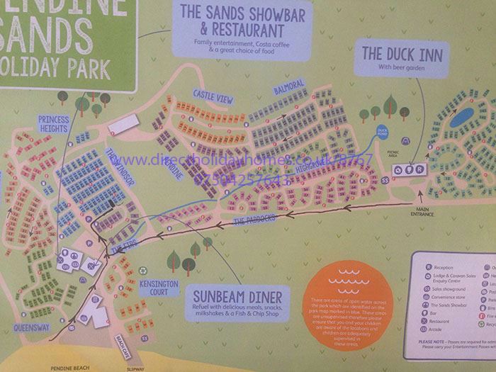Pendine Sands Park Map Privately Owned, Three Bedroom Caravan For Hire At Pendine Sands Holiday  Park In Carmarthen In Wales.