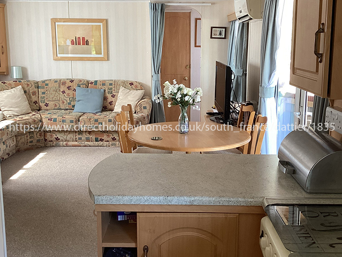 to our superb 2 bedroom, 2 bathroom mobile home on the