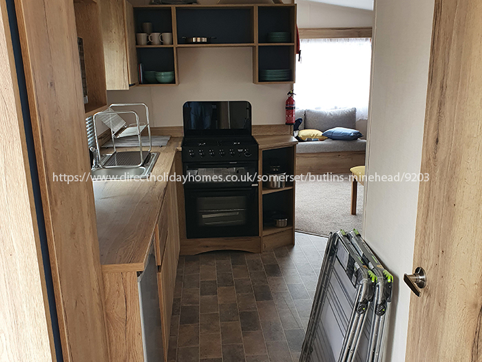 Standard static caravan to rent at Butlin's Minehead, situated in the