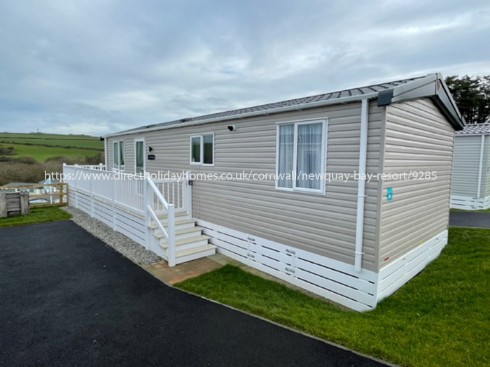 This is a 2023 holiday caravan for hire on Newquay Bay Resort near the beautiful Porth Beach. It
